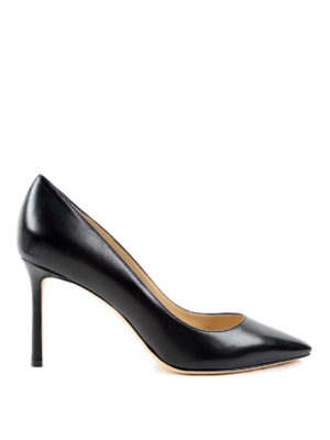 JIMMY CHOO: court shoes - Roomy 85 leather pumps