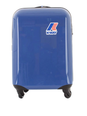 K-WAY: Luggage & Travel bags - K-Way System blue trolley