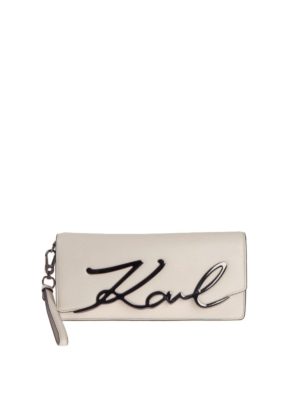 KARL LAGERFELD: clutches - Karl print clutch