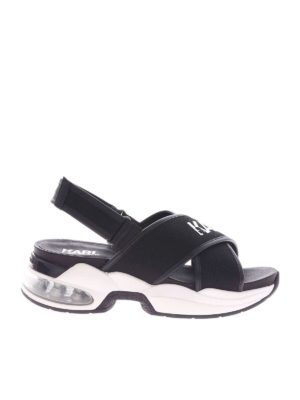 KARL LAGERFELD: sandals - Ventura black sandals