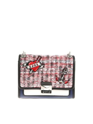 [JILLSTUART]★24FW★Stella Tweed Shining Heart Charm Bag Stella Mccartney Colour block star patterned shoulder bag