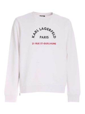KARL LAGERFELD: Sudaderas y suéteres - Sudadera - Blanco
