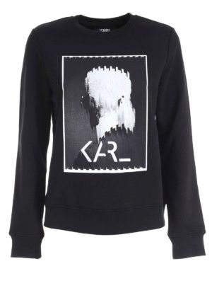 KARL LAGERFELD: Sweatshirts & Pulls - Sweat-Shirts - Noir