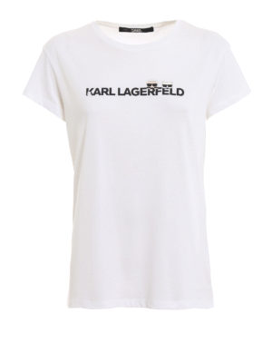 Moschino White cotton logo T-shirt - White - Women