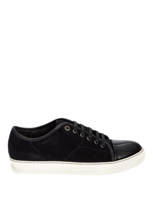 LANVIN: trainers - DBB1 low top suede sneakers