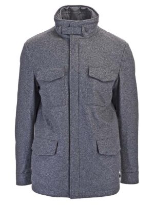 Loro Piana: casual jackets - Traveler cashmere jacket in grey