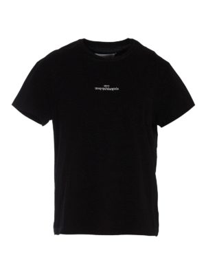 Maison Margiela: t-shirts - Distorted logo T-shirt