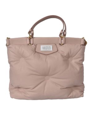 Maison Margiela: totes bags - Medium Glam Slam bag in pink
