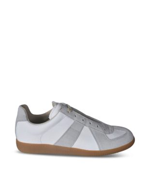 Maison Margiela Double lacing sneakers in white