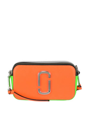 MARC JACOBS: cross body bags - Snapshot S tricolour fluo camera bag