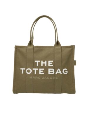 MARC JACOBS: totes bags - Big Traveler Tote Shopper in green