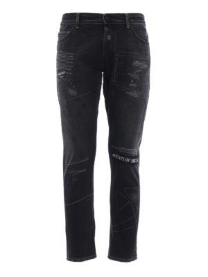 Marcelo Burlon County Of Milan: straight leg jeans - Gothic Surfer Antifit jeans