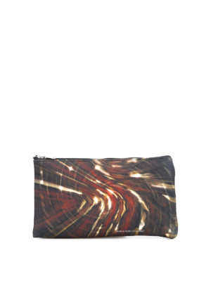 MARIA ENRICA NARDI: wallets & purses - Demetra digital print neoprene pouch