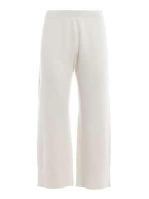 Max Mara: pantaloni casual - Pantaloni Spigola bianchi