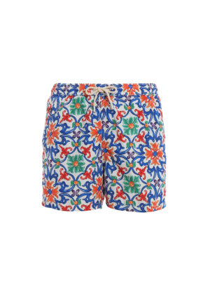 MC2 SAINT BARTH: Swim shorts & swimming trunks - Light 70' multicolour pattern swim shorts