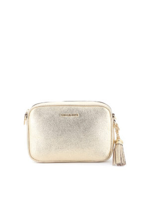 MICHAEL KORS: cross body bags - Ginny laminated leather camera bag