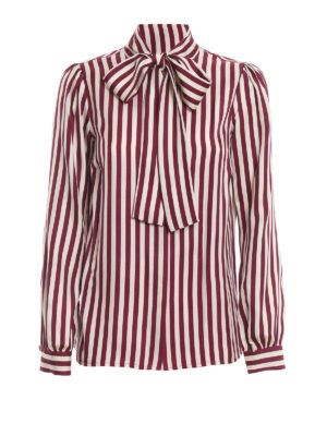 MICHAEL KORS: shirts - Striped silk shirt