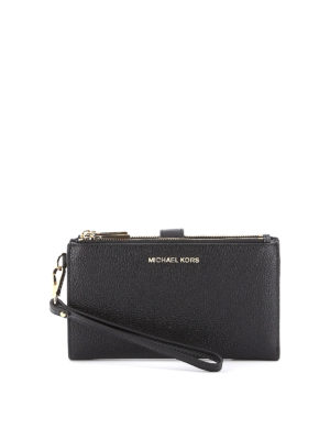 MICHAEL KORS: wallets & purses - Jet Set leather double zip wallet