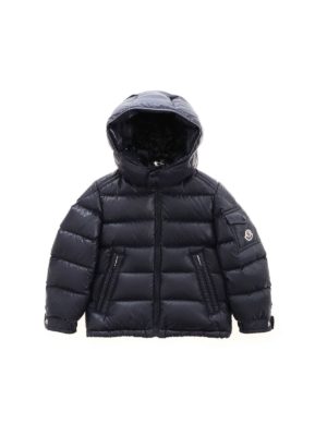 MONCLER JR: padded jackets - New Maya down jacket in blue