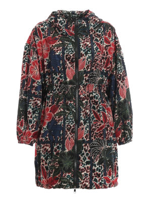 MONCLER: short coats - Lichen oversized jacket
