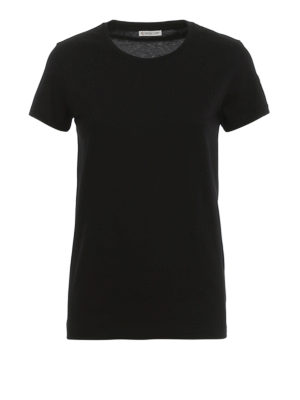 MONCLER: T-shirts - T-Shirt - Schwarz