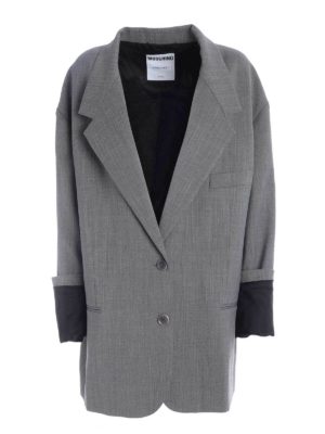 MOSCHINO: Blazer - Blazer - Grau