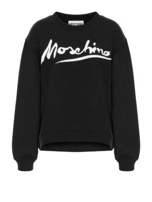 MOSCHINO: Sweatshirts & Pulls - Sweat-Shirts - Noir