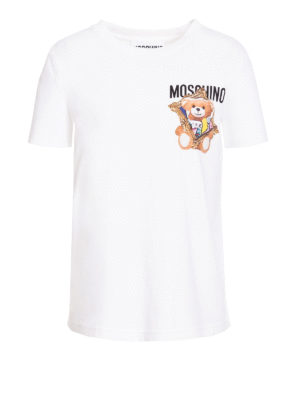Moschino Frame Teddy Bear print jersey T-shirt | V070304401001