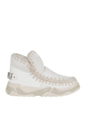 MOU: trainers - Eskimo rhinestone logo sneakers
