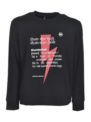 Neil Barrett Printed cotton blend hoodie - Men