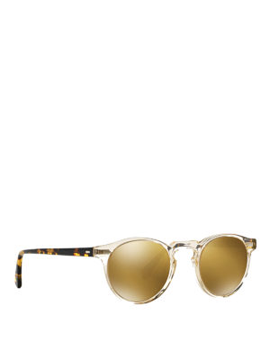 OLIVER PEOPLES: Sonnenbrillen - Sonnenbrille - Gold
