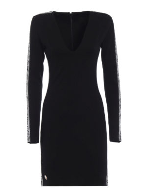 M.S.G.M. Croco print faux leather bow dress | 2742MDA13119580299