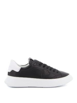 PHILIPPE MODEL: trainers - Temple smooth leather sneakers