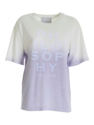 Philosophy di Lorenzo Serafini: t-shirts - Faded T-shirt in lilac