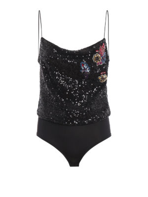 Pinko: Tops & Tank tops - Lucidare sequined bodysuit