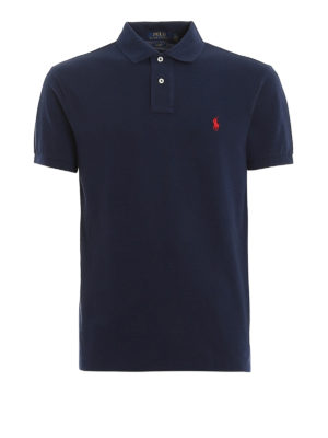 POLO RALPH LAUREN: Polos  - Polo - Bleu Foncé