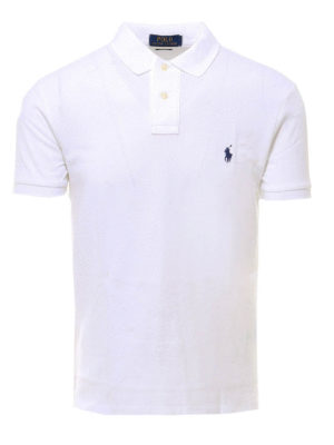 POLO RALPH LAUREN: polo shirts - White cotton polo shirt
