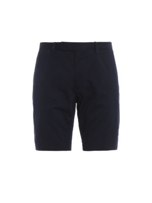 POLO RALPH LAUREN: pantaloni corti e shorts - Pantaloni corti in cotone stretch blu scuro