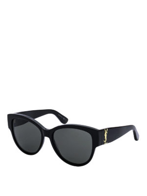 SAINT LAURENT: Sonnenbrillen - Sonnenbrille - Schwarz