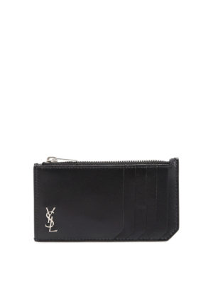 SAINT LAURENT: wallets & purses - Fragments cardholder