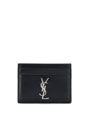 SAINT LAURENT: wallets & purses - Leather cardholder