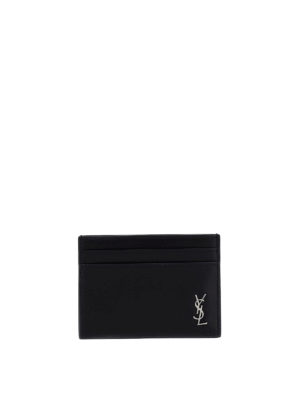 SAINT LAURENT: wallets & purses - Leather cardholder
