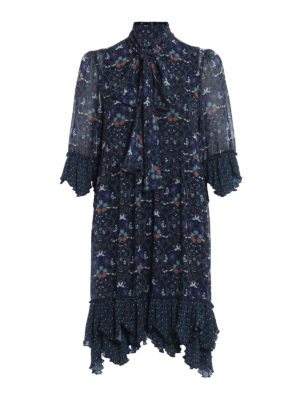 SEE BY CHLOE': knee length dresses - Russian Folk print flounced dress