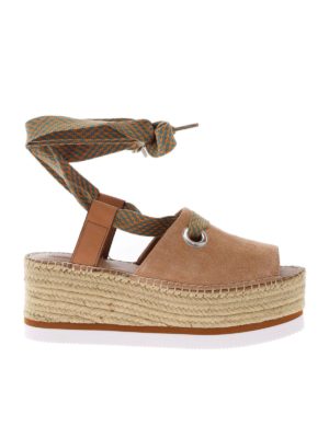SEE BY CHLOE': sandals - Glyn Amber sandals in beige sandals