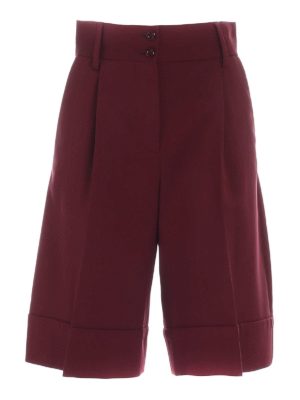 SEE BY CHLOE': pantaloni corti e shorts - Shorts svasati bordeaux