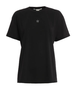 STELLA McCARTNEY: t-shirts - Micro star embroidery T-shirt