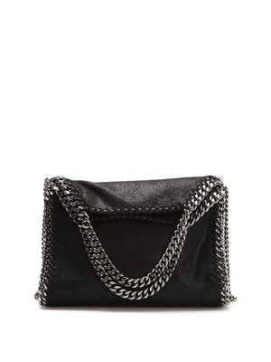 STELLA McCARTNEY: totes bags - Falabella mini tote shaggy deer