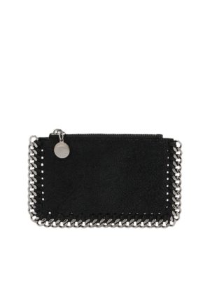 STELLA McCARTNEY: wallets & purses - Falabella wallet in black