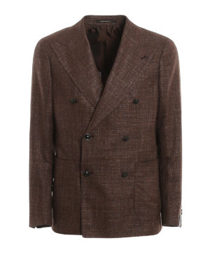 TAGLIATORE: blazers - Virgin wool double-breasted blazer