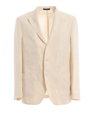 The Gigi: giacche blazer - Giacca in puro lino écru